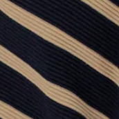 Vicki Jumper | Stripe | Navy/Sand